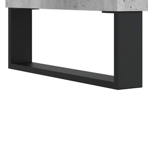 Betongrauer Couchtisch 90x45 cm