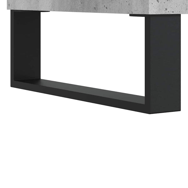Betongrauer Couchtisch 90x45 cm