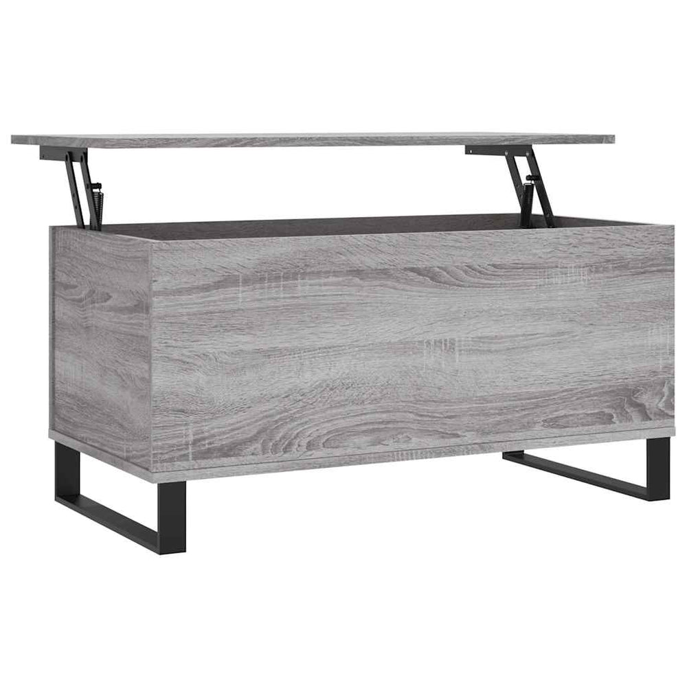 Grauer Couchtisch Sonoma, 90 cm