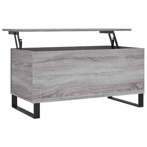 Grauer Couchtisch Sonoma, 90 cm