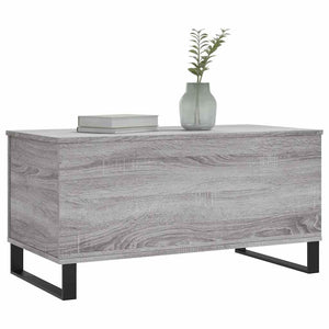 Grauer Couchtisch Sonoma, 90 cm