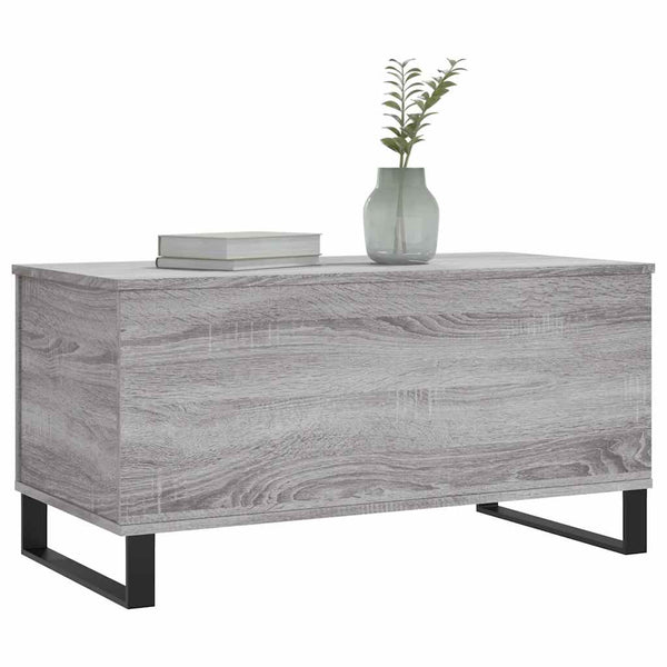 Grauer Couchtisch Sonoma, 90 cm