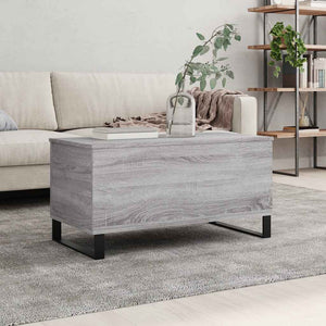 Grauer Couchtisch Sonoma, 90 cm