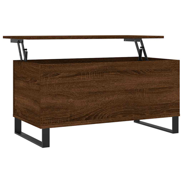 Couchtisch Braun Eichenoptik 90 cm