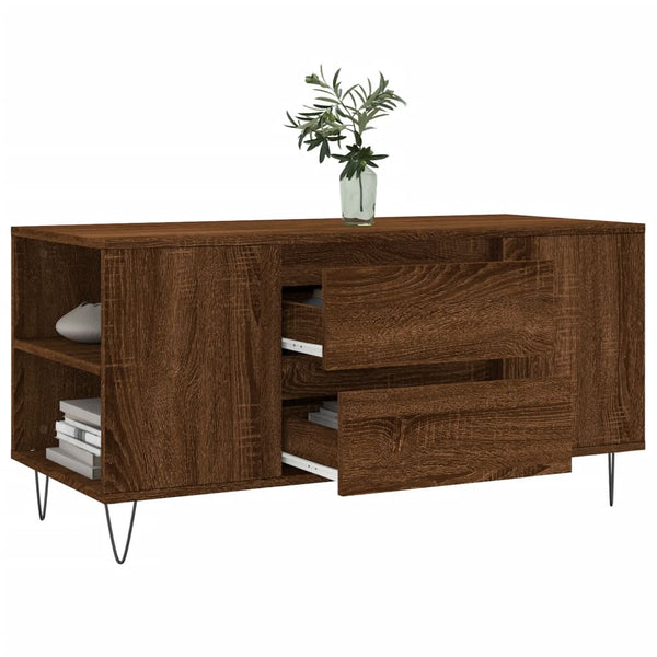 Couchtisch Braun Eichenoptik 102 cm