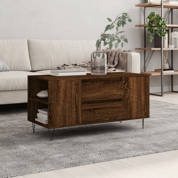 Couchtisch Braun Eichenoptik 102 cm