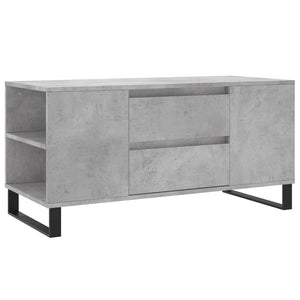 Betongrauer Couchtisch mit Stauraum
