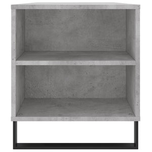 Betongrauer Couchtisch mit Stauraum