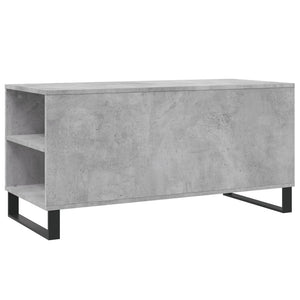 Betongrauer Couchtisch mit Stauraum