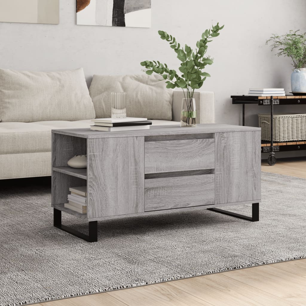Couchtisch Grau Sonoma 102 cm
