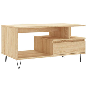 Sonoma Eiche Couchtisch 90x49 cm