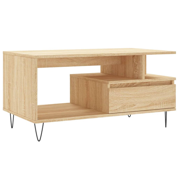 Sonoma Eiche Couchtisch 90x49 cm