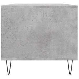 Betongrauer Couchtisch 90x49 cm