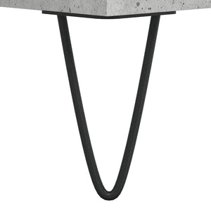 Betongrauer Couchtisch 90x49 cm