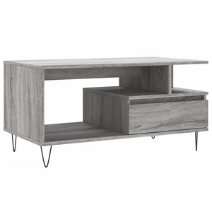 Couchtisch Grau Sonoma 90x49 cm