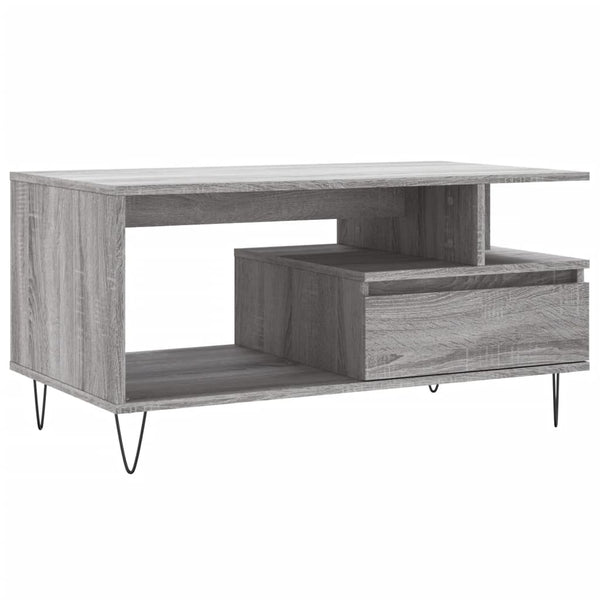 Couchtisch Grau Sonoma 90x49 cm