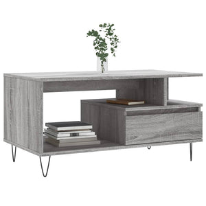 Couchtisch Grau Sonoma 90x49 cm