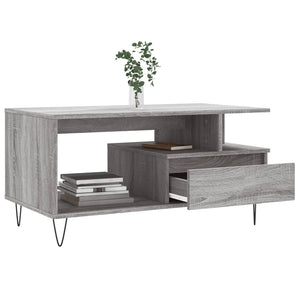 Couchtisch Grau Sonoma 90x49 cm