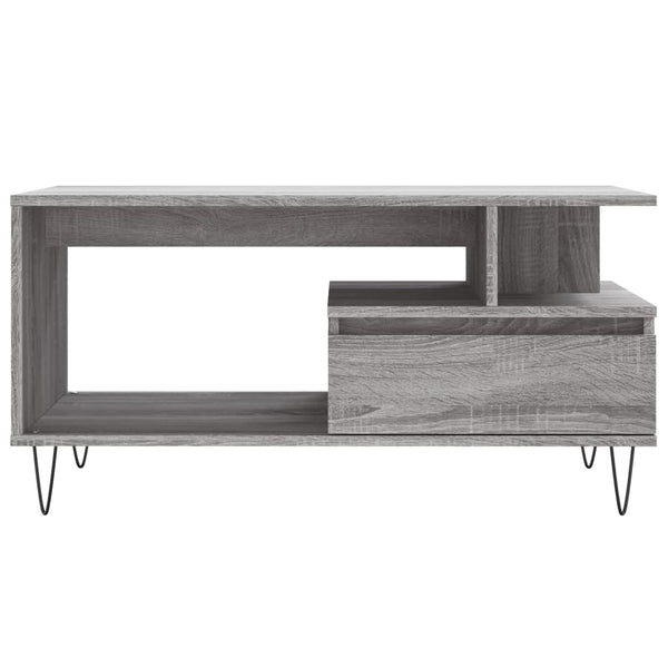 Couchtisch Grau Sonoma 90x49 cm