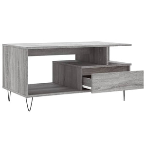Couchtisch Grau Sonoma 90x49 cm