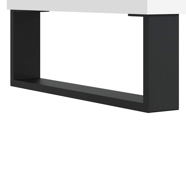 Weißer Couchtisch 90x49 cm