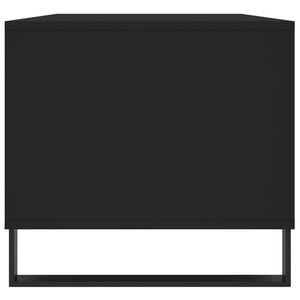 Schwarzer Couchtisch 90x49 cm