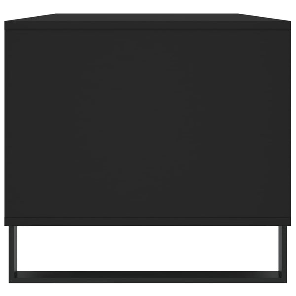 Schwarzer Couchtisch 90x49 cm