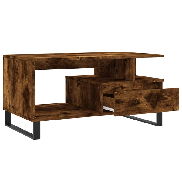 Couchtisch Räuchereiche 90x49 cm