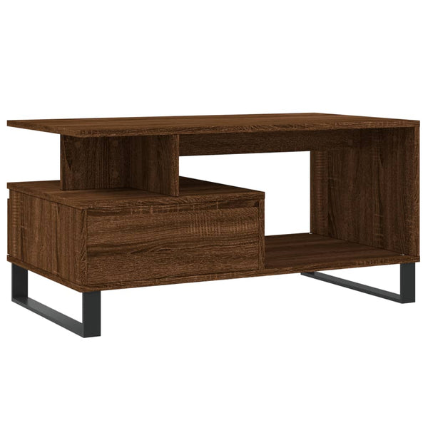 Couchtisch Braun Eichen-Optik 90x49 cm