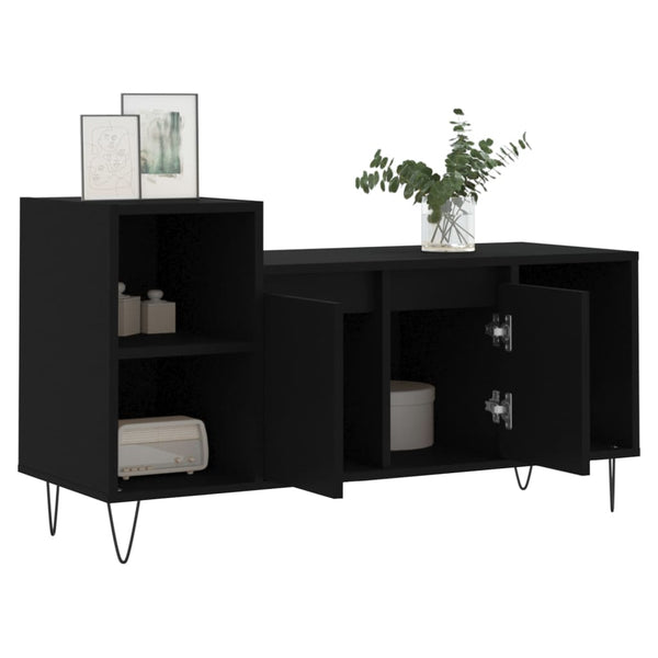 Schwarzer TV-Schrank 100 cm
