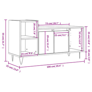 TV-Schrank Sonoma-Eiche, 100 cm