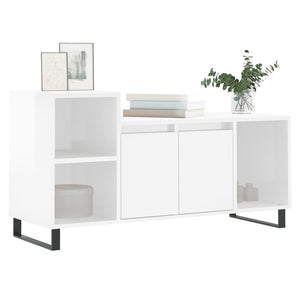 Hochglanz TV-Schrank Weiß 100 cm