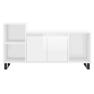Hochglanz TV-Schrank Weiß 100 cm