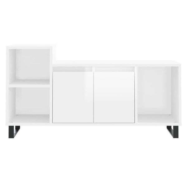 Hochglanz TV-Schrank Weiß 100 cm