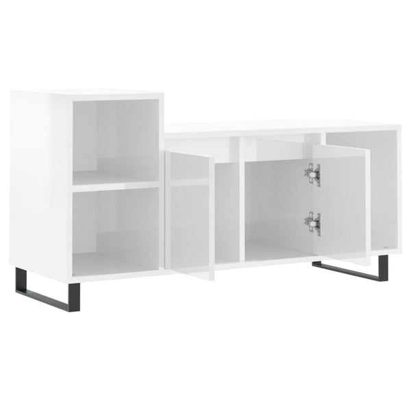 Hochglanz TV-Schrank Weiß 100 cm