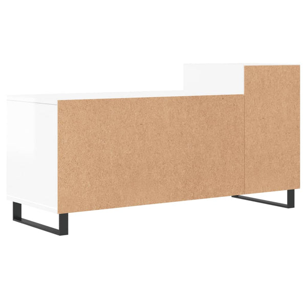 Hochglanz TV-Schrank Weiß 100 cm