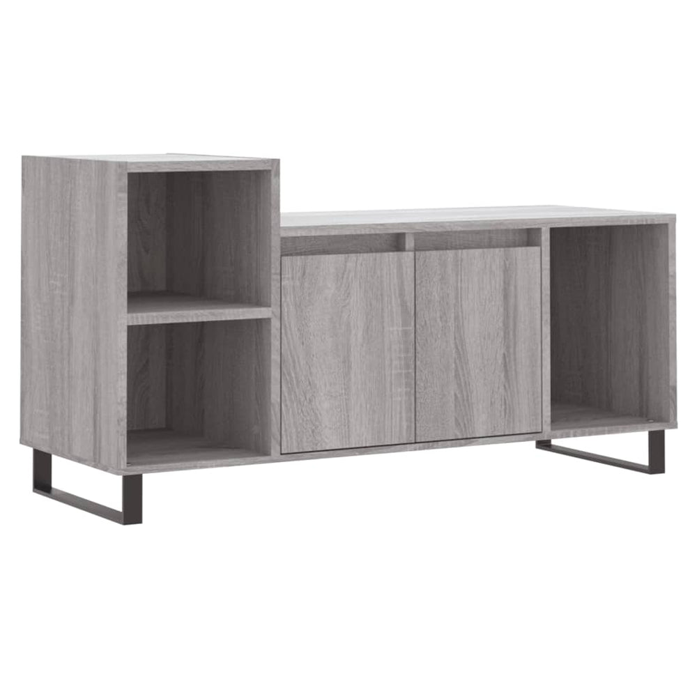Meuble TV vidaXL gris Sonoma 100x35x55 cm en bois d'ingénierie