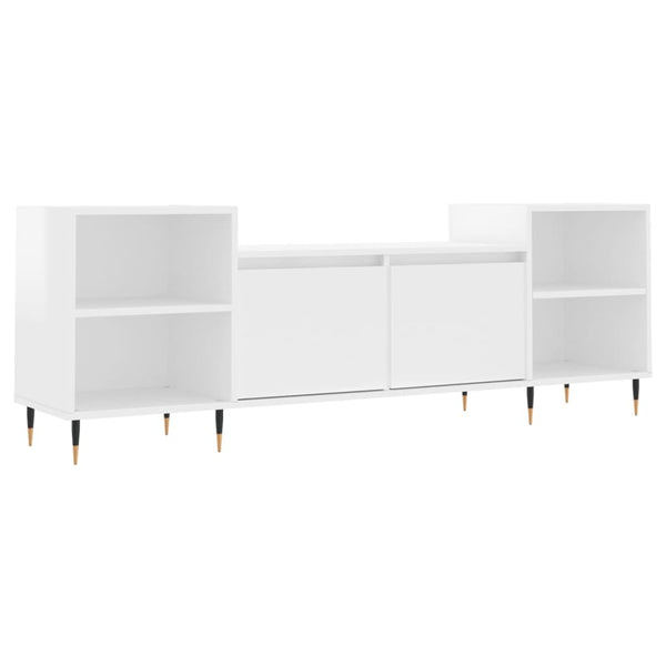 TV-Schrank Hochglanz Weiß 160 cm