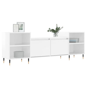 TV-Schrank Hochglanz Weiß 160 cm