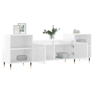 TV-Schrank Hochglanz Weiß 160 cm
