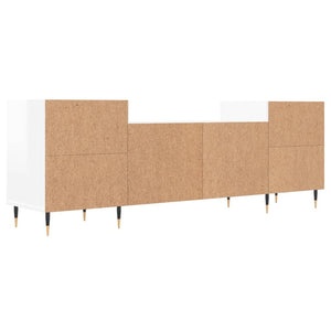 TV-Schrank Hochglanz Weiß 160 cm