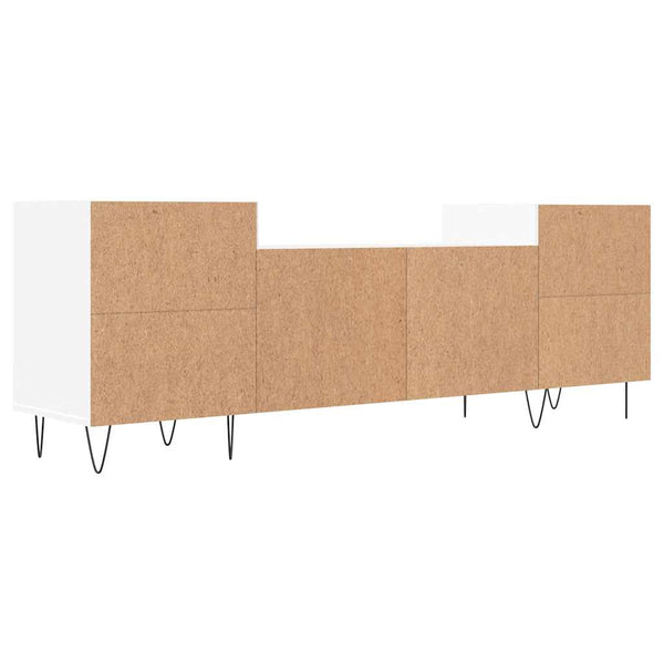 TV-Schrank Weiß 160 cm Holzwerkstoff