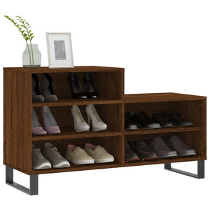 Schuhregal Braun Eichen-Optik