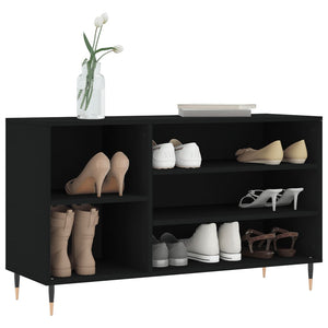 Schuhregal Schwarz 102 cm
