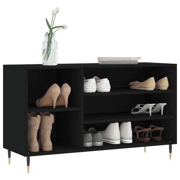 Schuhregal Schwarz 102 cm