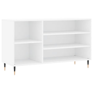 Hochglanz Schuhregal Weiß, 102cm