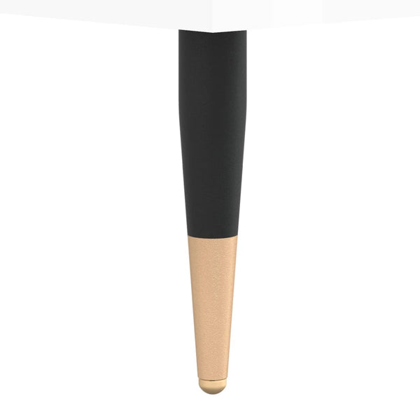 Hochglanz Schuhregal Weiß, 102cm