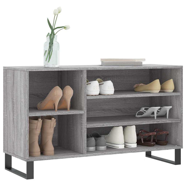 Schuhregal Grau Sonoma 102 cm