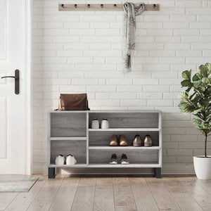 Schuhregal Grau Sonoma 102 cm