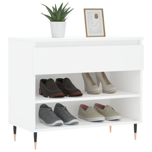 Weißes Schuhregal 70x36x60 cm